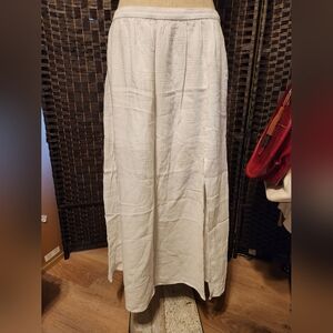 J. Crew White Maxi Skirt